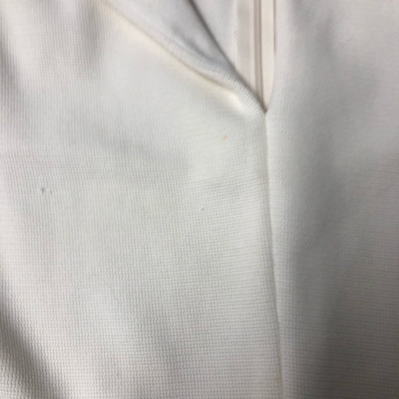 RARE Tory Burch Chic Crisp White Pocket Mini Dress - Picture 6 of 6